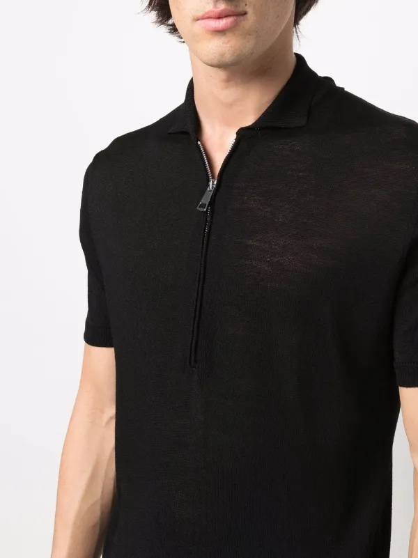 Zip polo sales