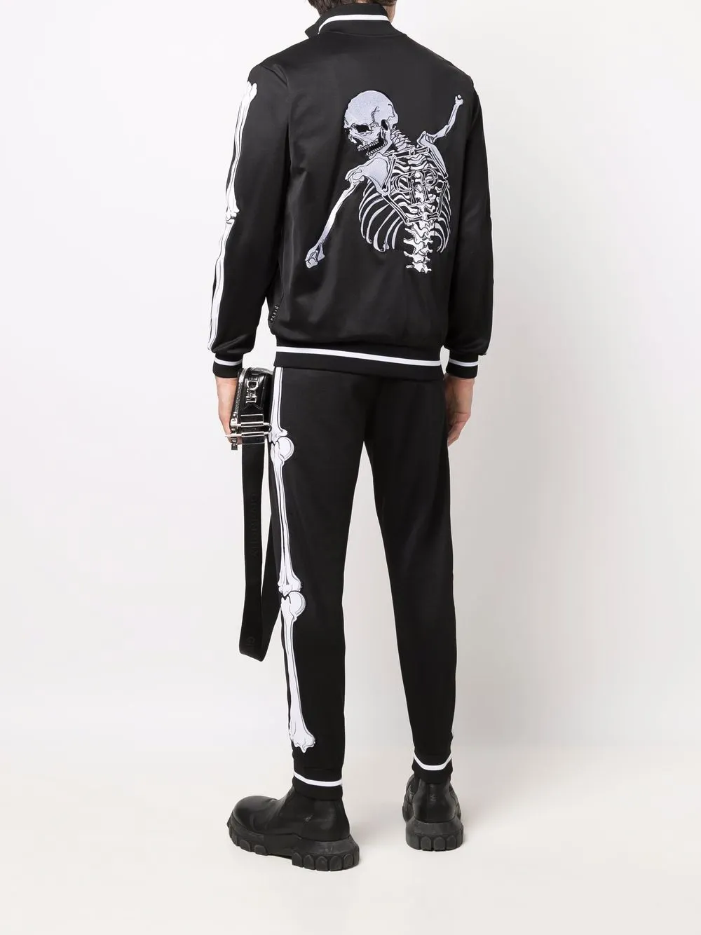 skeleton track pants