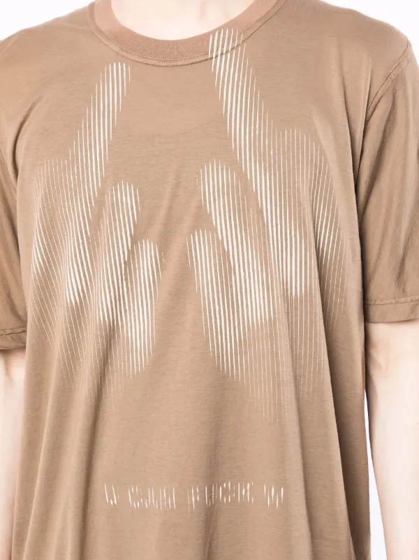 11 By Boris Bidjan Saberi グラフィック Tシャツ | ブラウン 11 By Boris Bidjan Saberi グラフィック Tシャツ | ブラウン