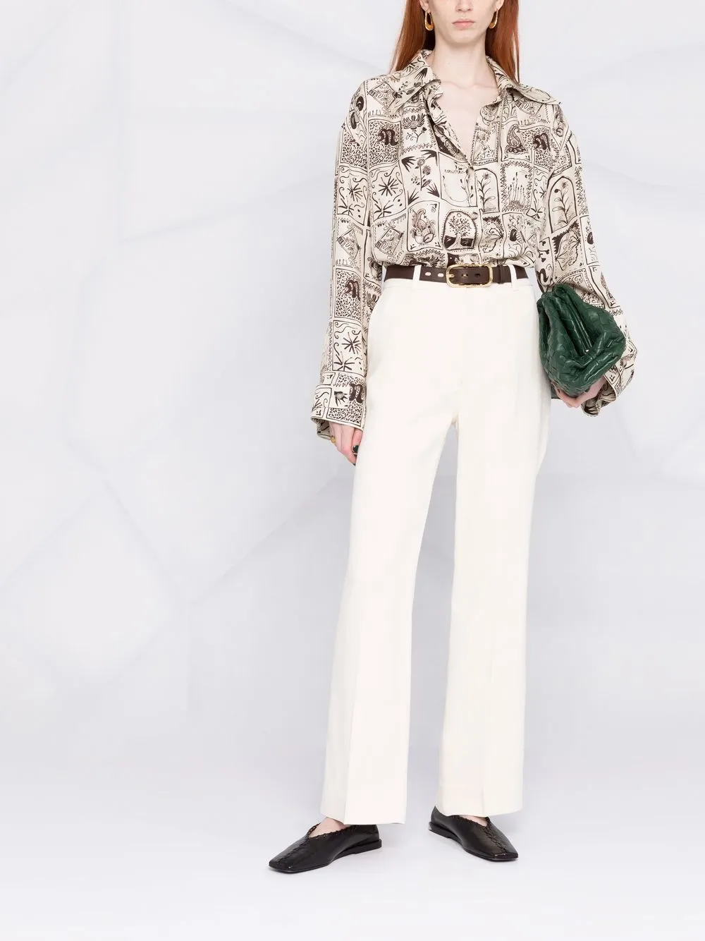 Victoria Beckham Straight pantalon - Beige