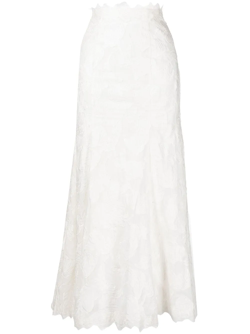 

Rachel Gilbert Emelia floral-lace skirt - White