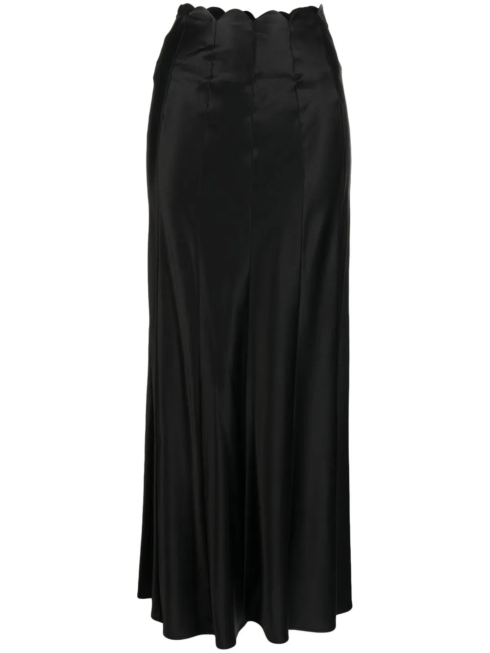 

Rachel Gilbert falda de seda Lindi - Negro