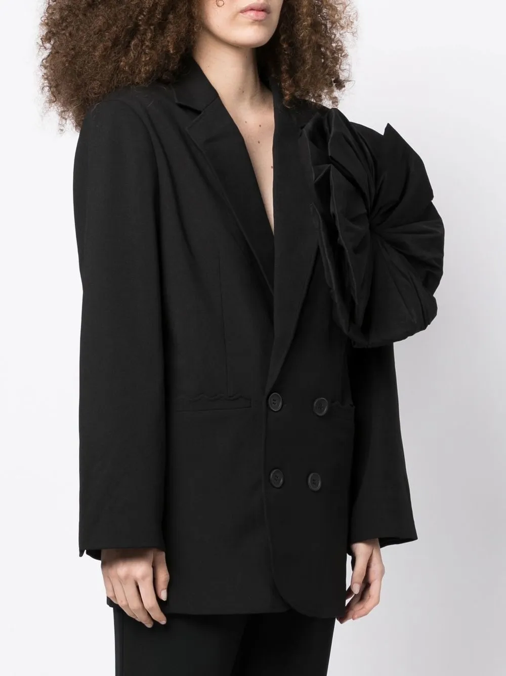 Rachel Gilbert Blazer met corsage detail - Wit