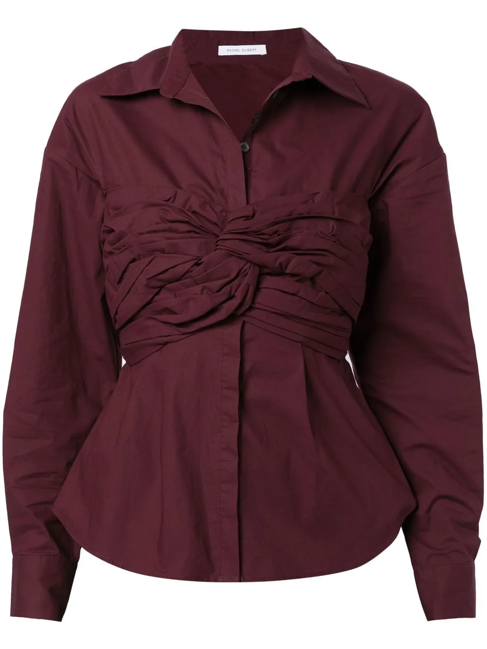 

Rachel Gilbert Riccardo ruffle shirt - Red