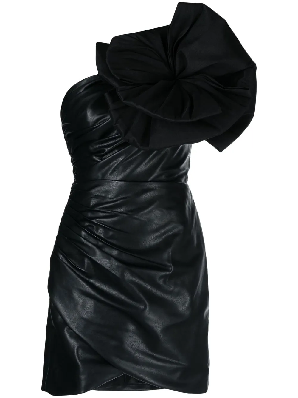 

Rachel Gilbert Evana faux leather mini dress - Black