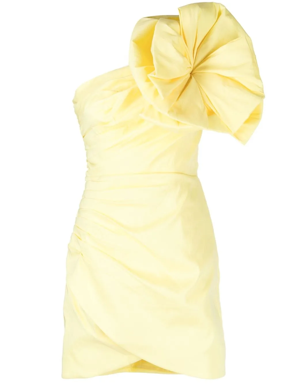 

Rachel Gilbert Evana ruched mini dress - Yellow