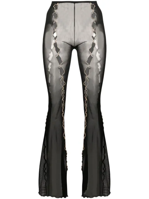 RUI - cut out detail mesh trousers