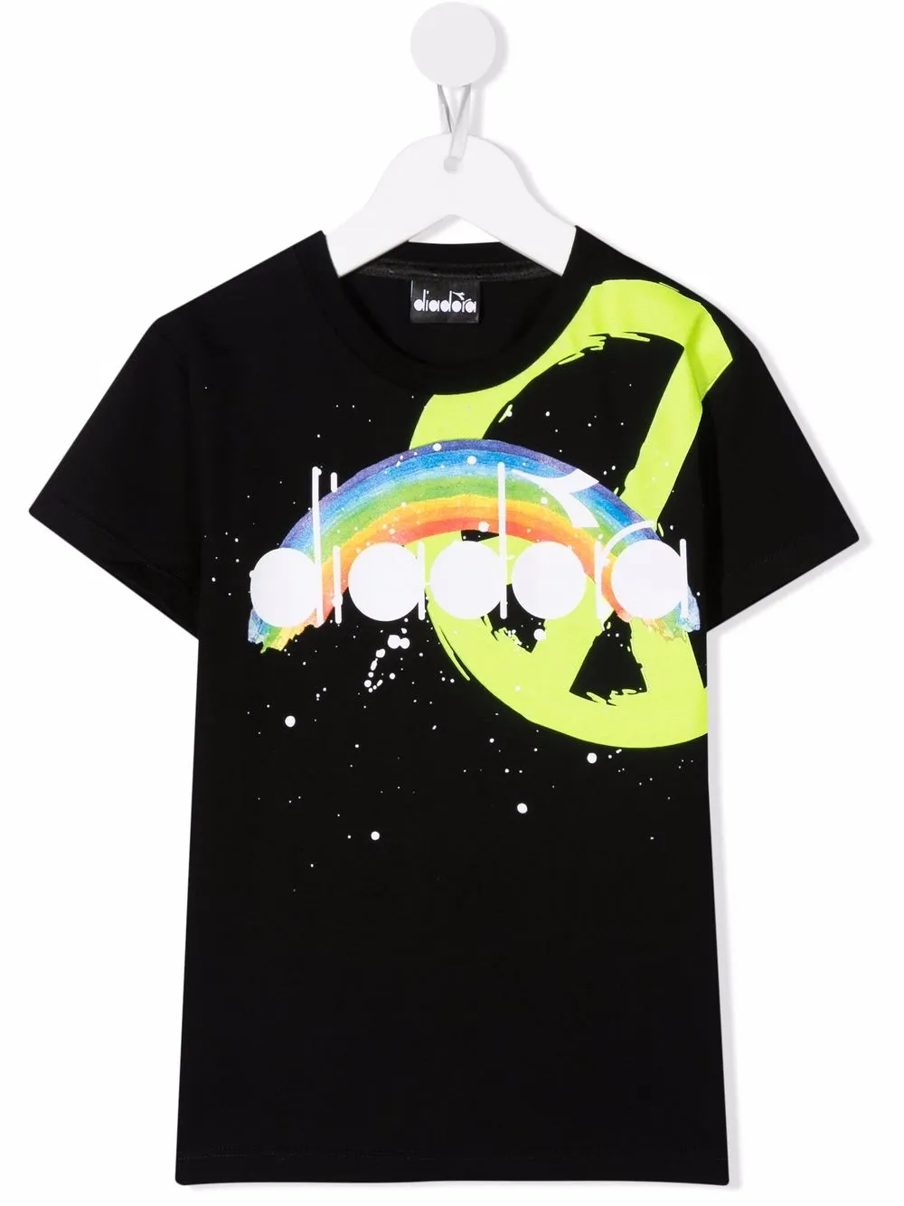 

Diadora Junior playera con estampado gráfico - Negro