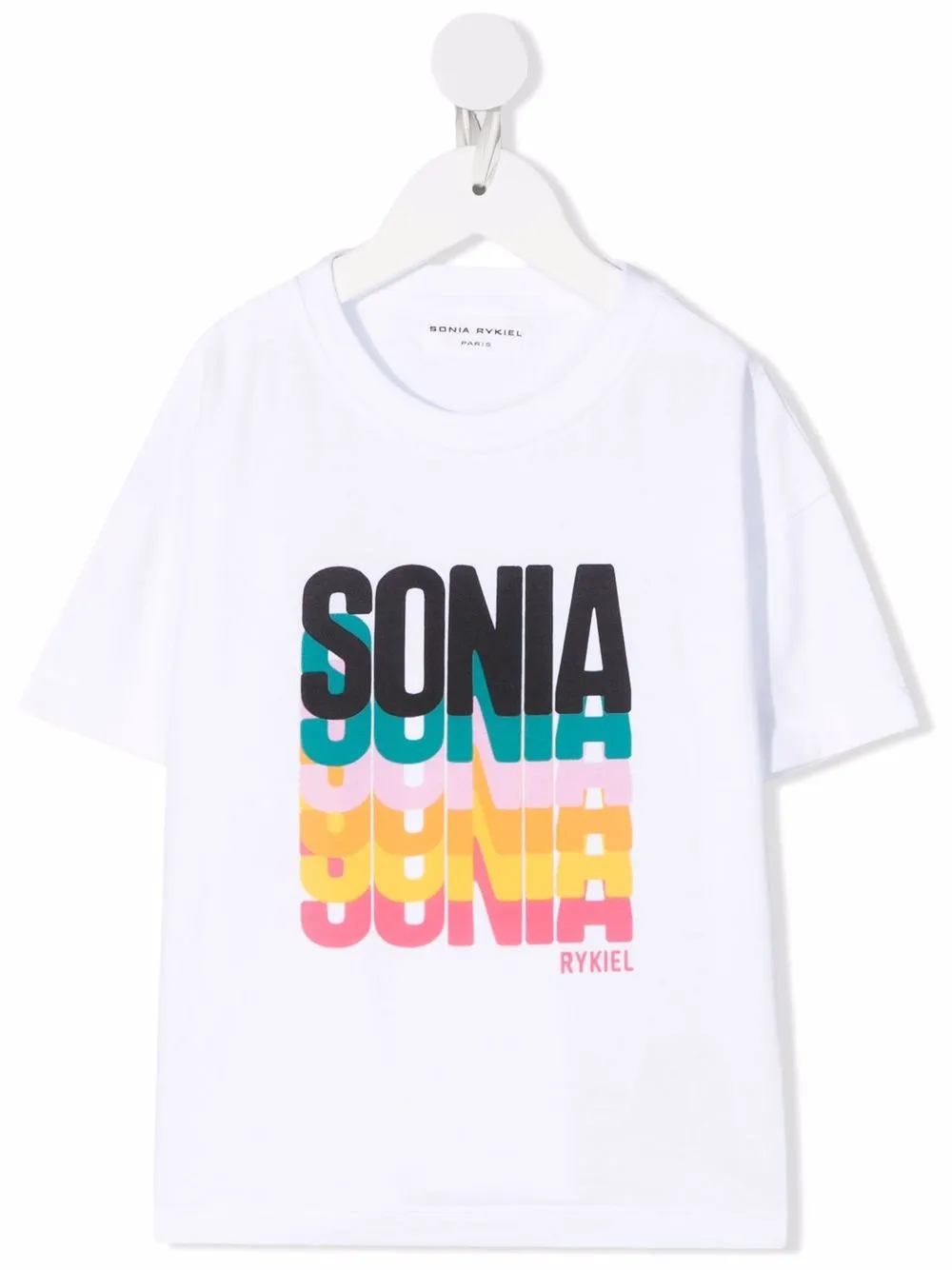 

SONIA RYKIEL ENFANT playera con logo estampado - Blanco