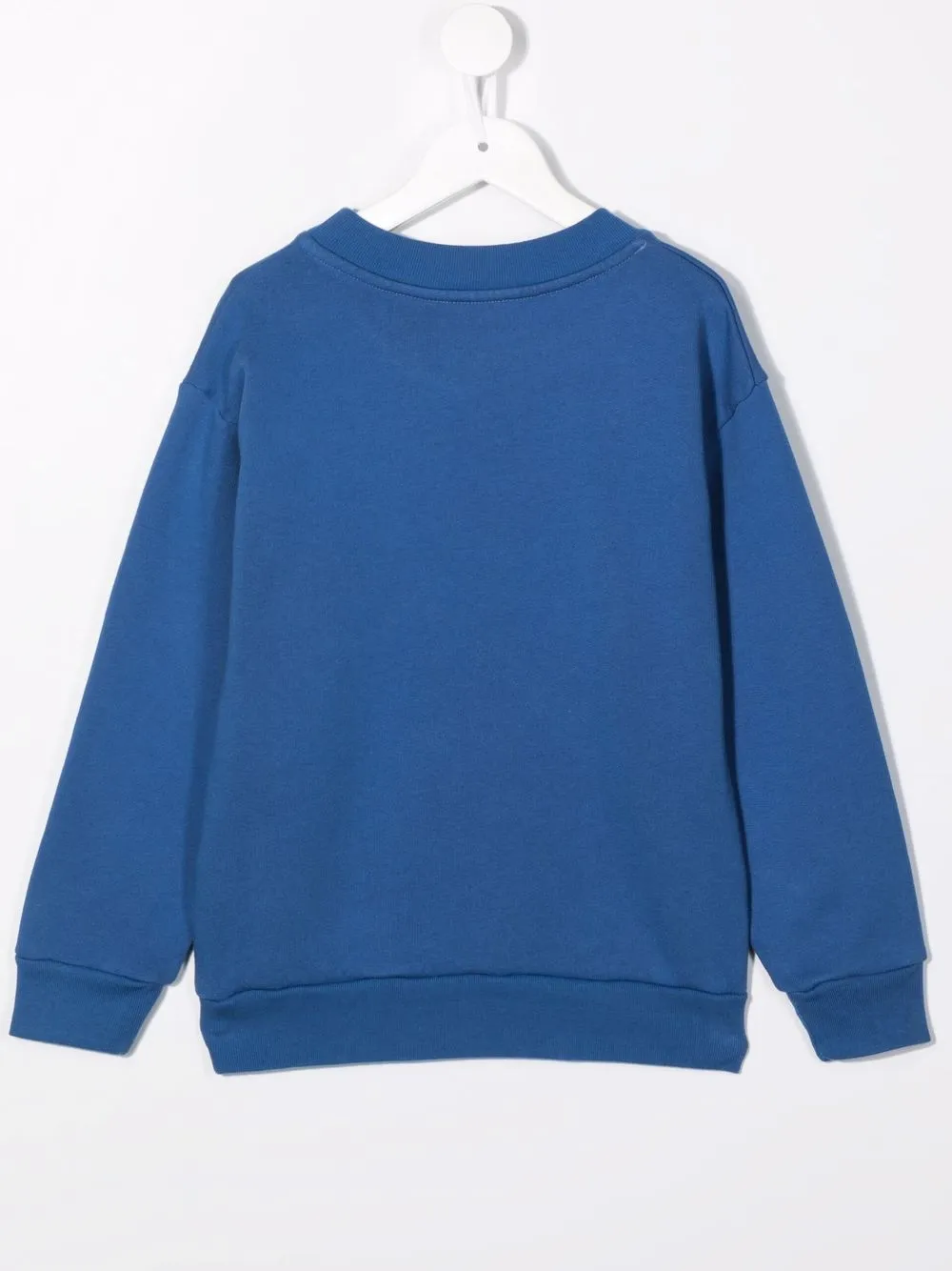 Balenciaga Kids Sweater met logo - Blauw