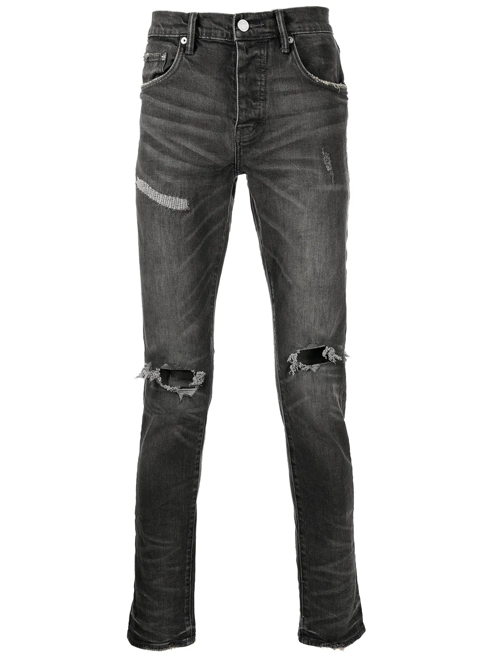 Purple Brand Slim-fit jeans Grijs
