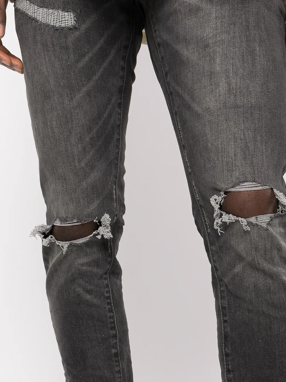 Purple Brand Slim-fit jeans Grijs