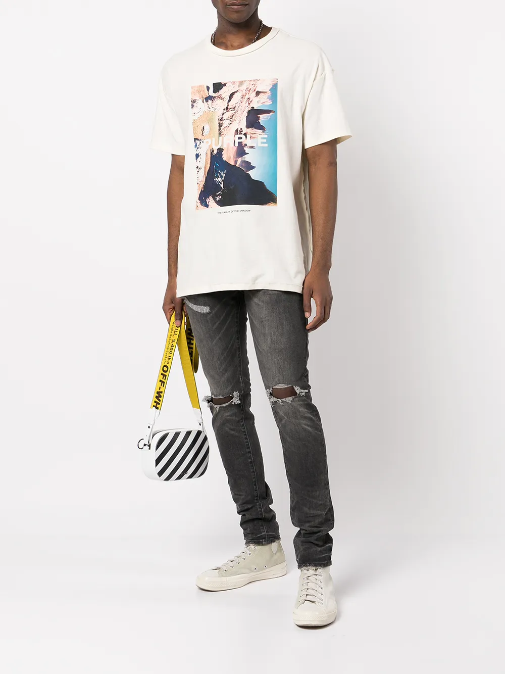 purplebrand Purple Brand Slim-fit jeans - Grijs