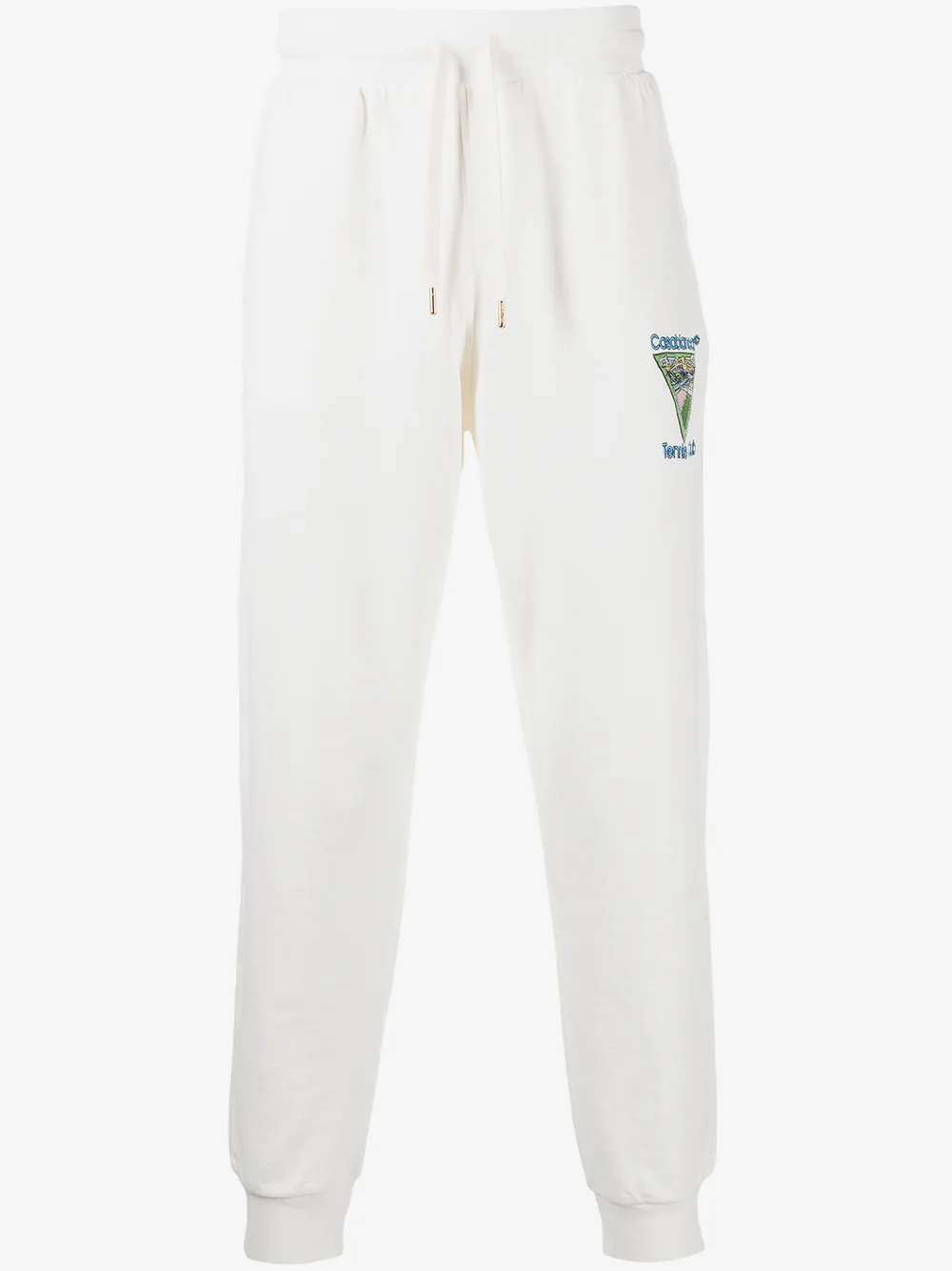 Casablanca Tennis Club tapered joggers | White | Image 1