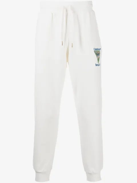 Casablanca Tennis Club tapered joggers