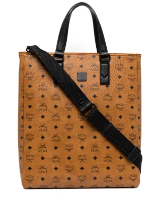 MCM Medium Klassik Tote Bag Brown FARFETCH BH