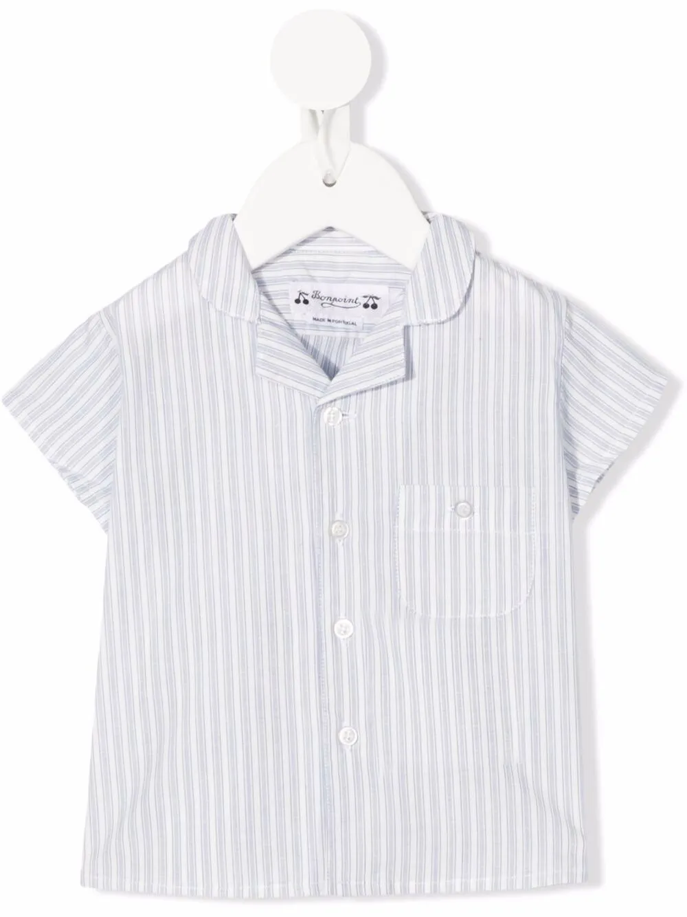 

Bonpoint camisa con rayas estampadas - Azul