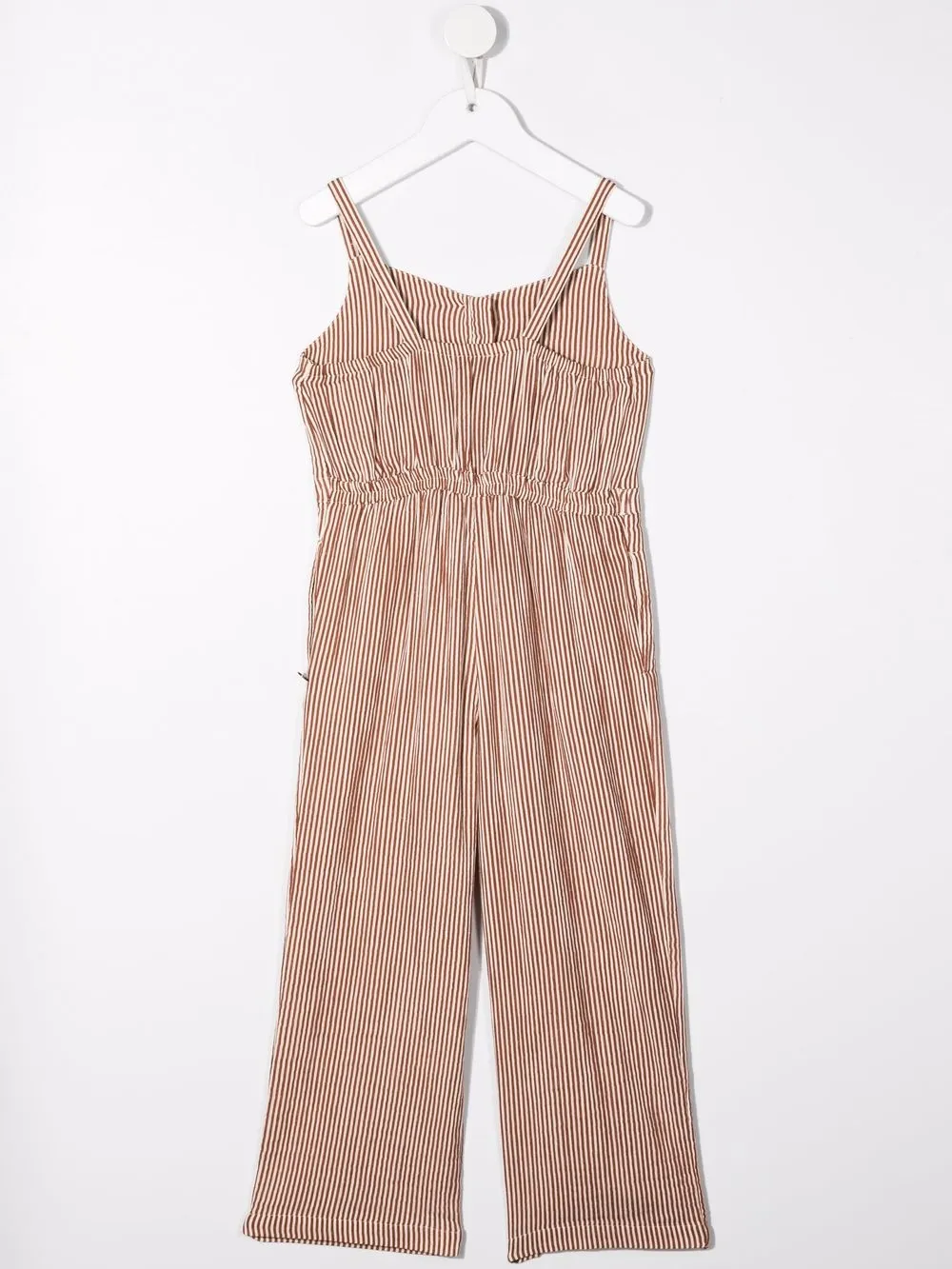 Scotch & Soda Gestreepte tuinbroek - Bruin