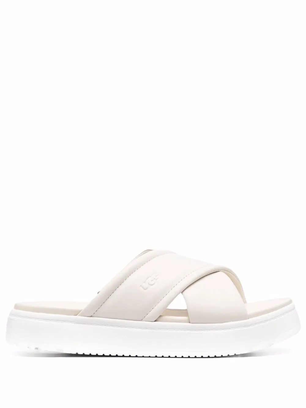 

UGG sandalias con tiras cruzadas - Neutro