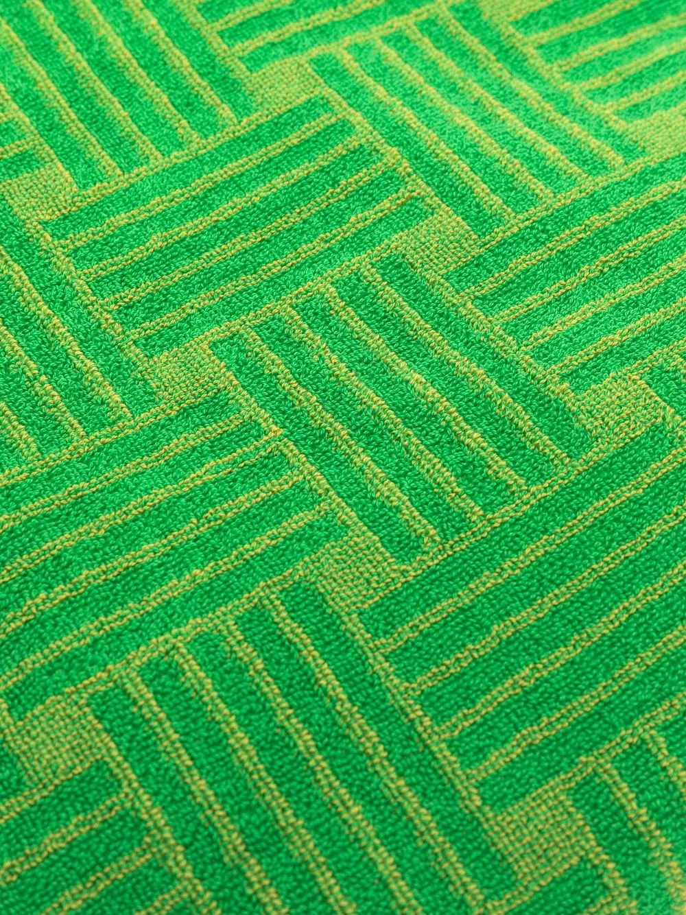 Bottega Veneta Strandlaken met print - Groen