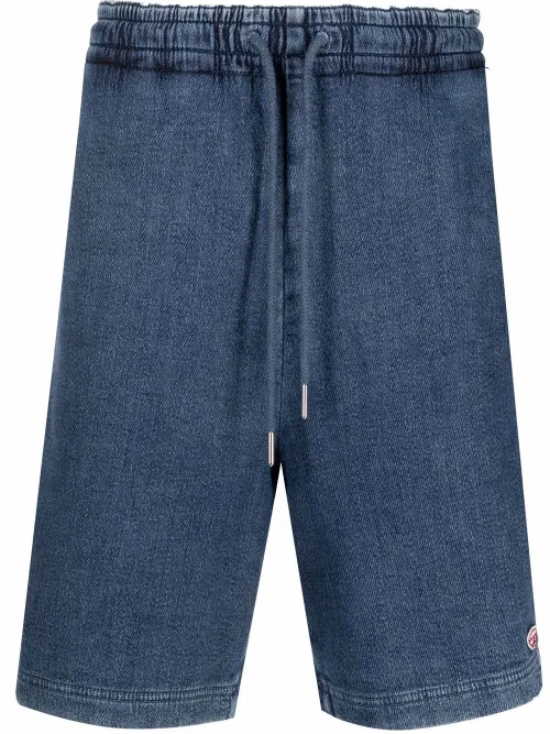 Short en jean à lien de resserrage - Diesel - Modalova