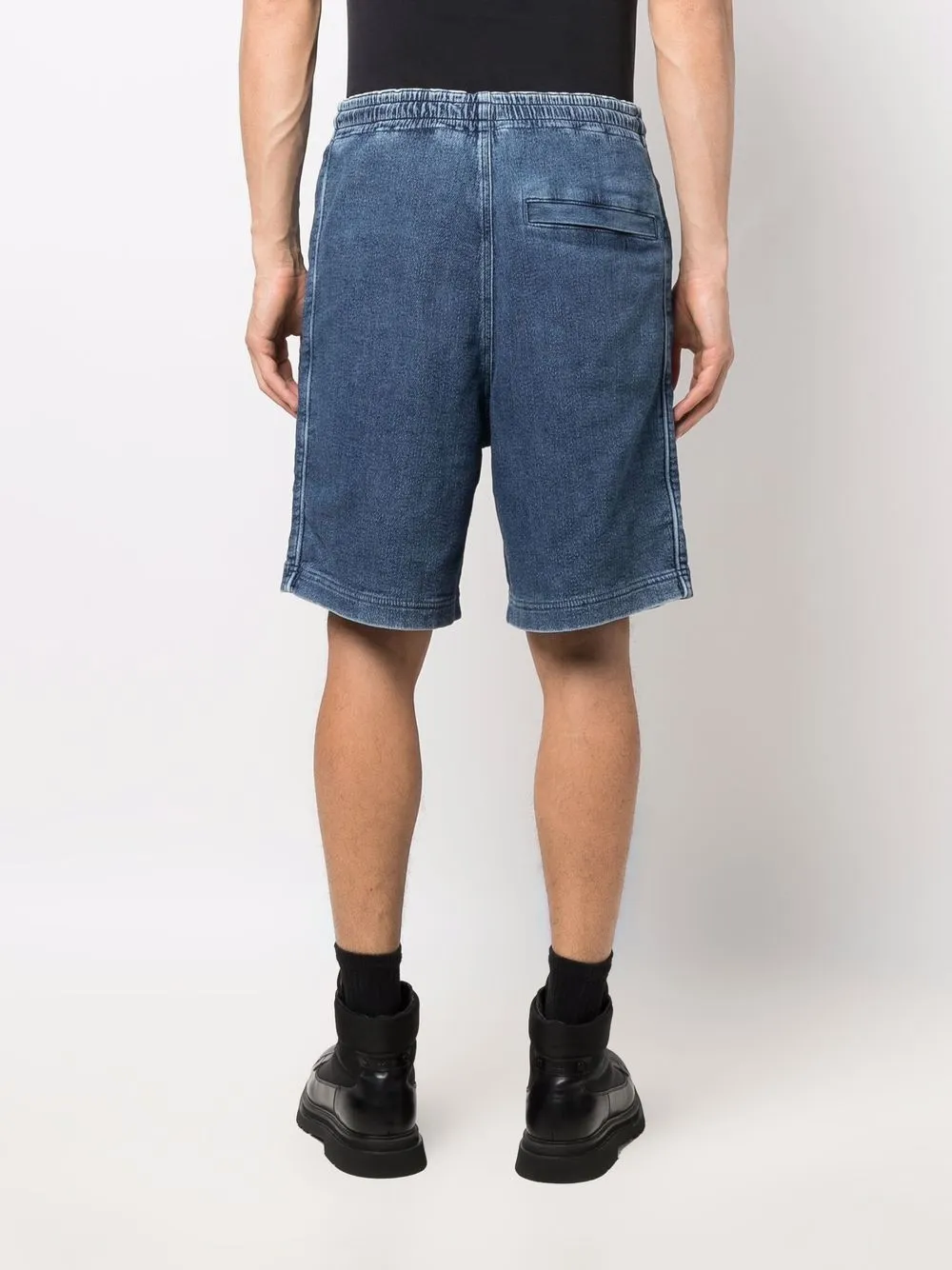 Cheap Diesel D-Boxy Track denim shorts Men