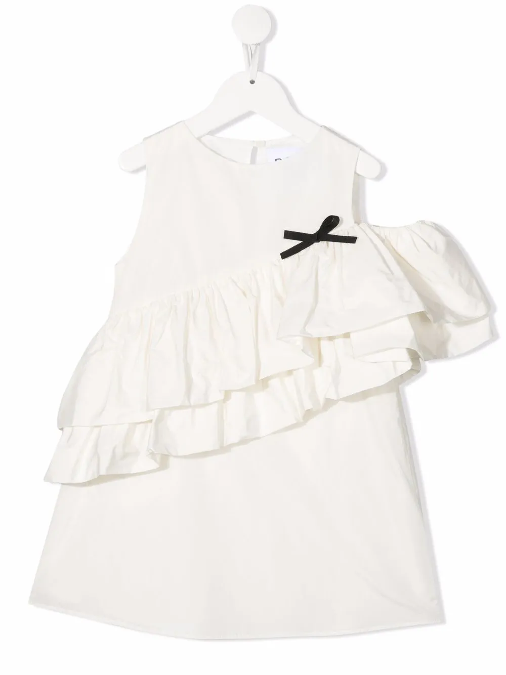 

Douuod Kids ruffled-detail shift dress - White