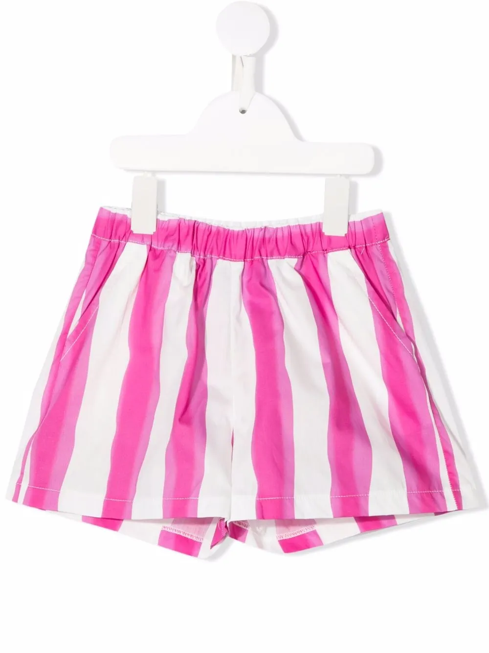 

Douuod Kids shorts con detalle de rayas laterales - Rosado