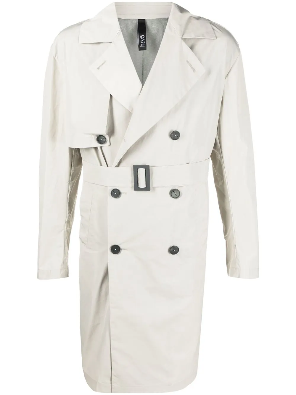 

Hevo gabardina con doble botonadura - Neutro