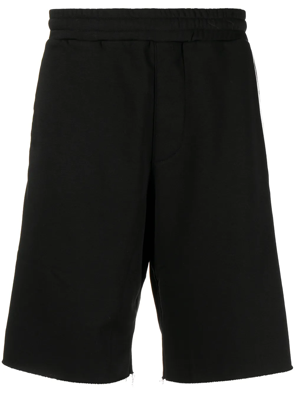 

MSGM shorts con rayas laterales - Negro