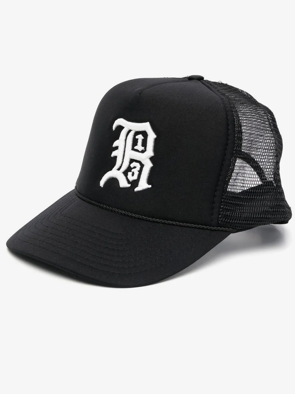 R13 embroidered logo baseball cap | Black | Image 1