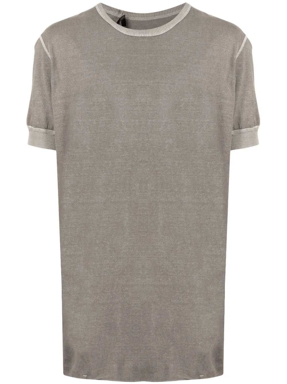 

Boris Bidjan Saberi camisa con diseño de dos tonos - Gris