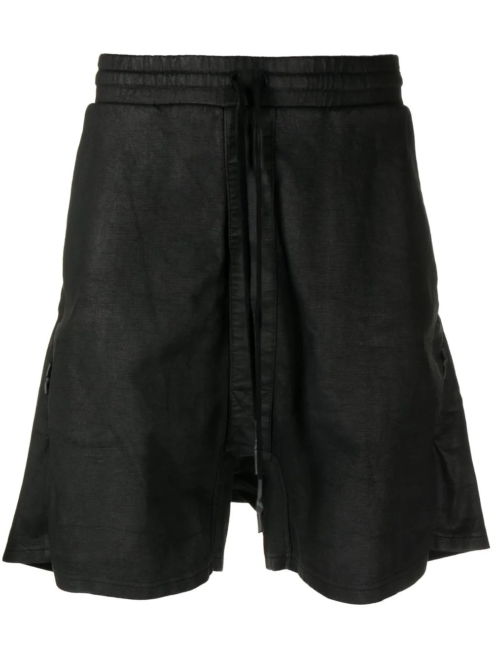 

11 By Boris Bidjan Saberi bermudas con cordones en la pretina - Negro
