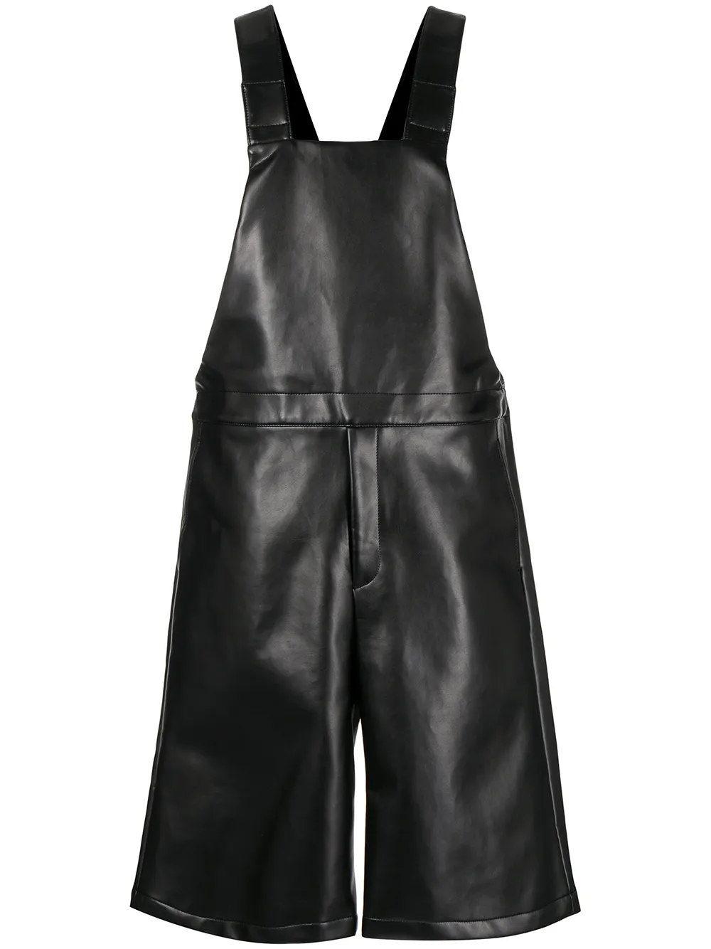 

Comme Des Garçons Homme Plus overol con efecto brillante - Negro