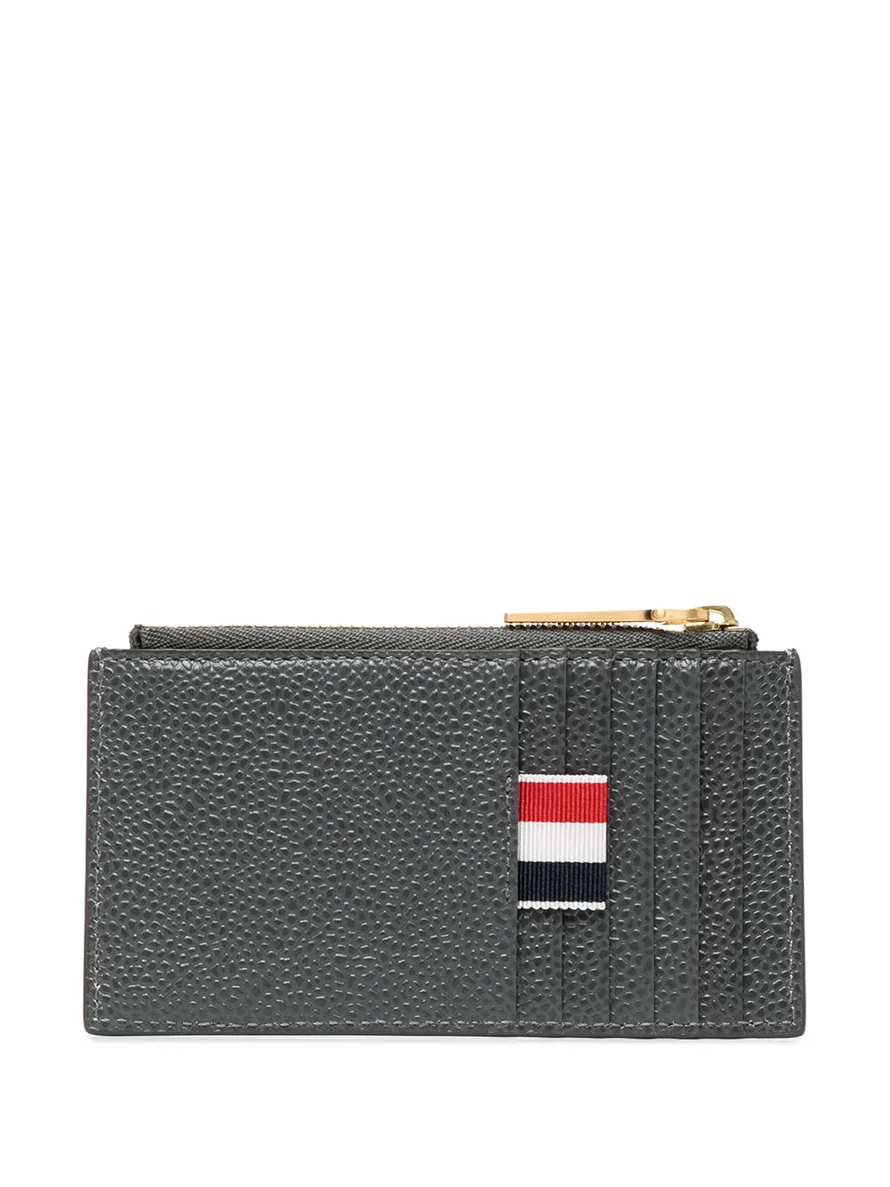 Thom Browne Pasjeshouder met rits - Grijs