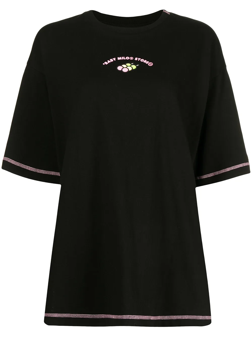 *BABY MILO® STORE BY *A BATHING APE® t-shirt à logo imprimé - Noir Top Merken Winkel