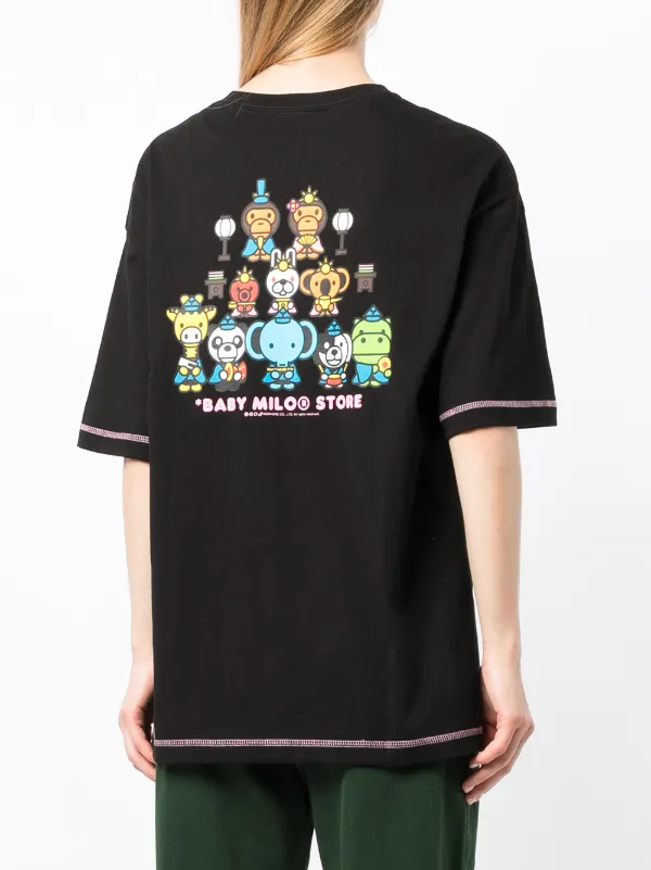 A BATHING APE BABY MILO Tシャツ A BATHING APE® Kids Baby Milo By Bathing Ape Tee | Bape