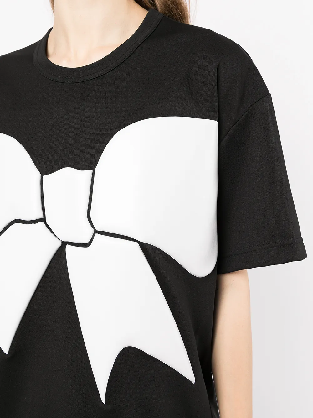 リボンプリント Tシャツ
