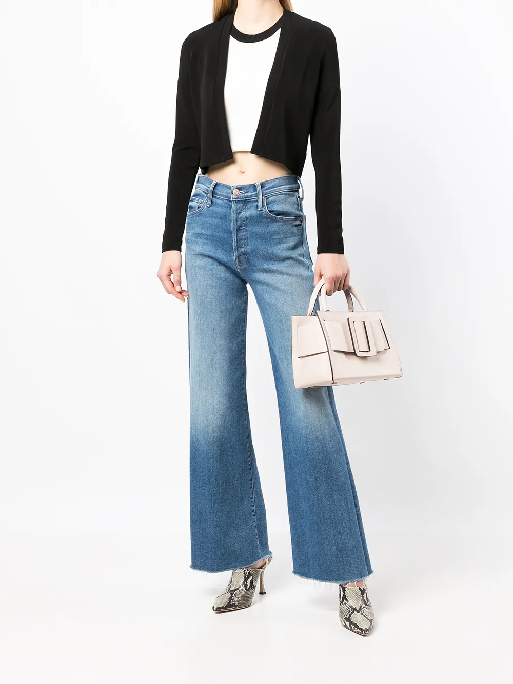 Paule Ka Cropped bolero - Zwart
