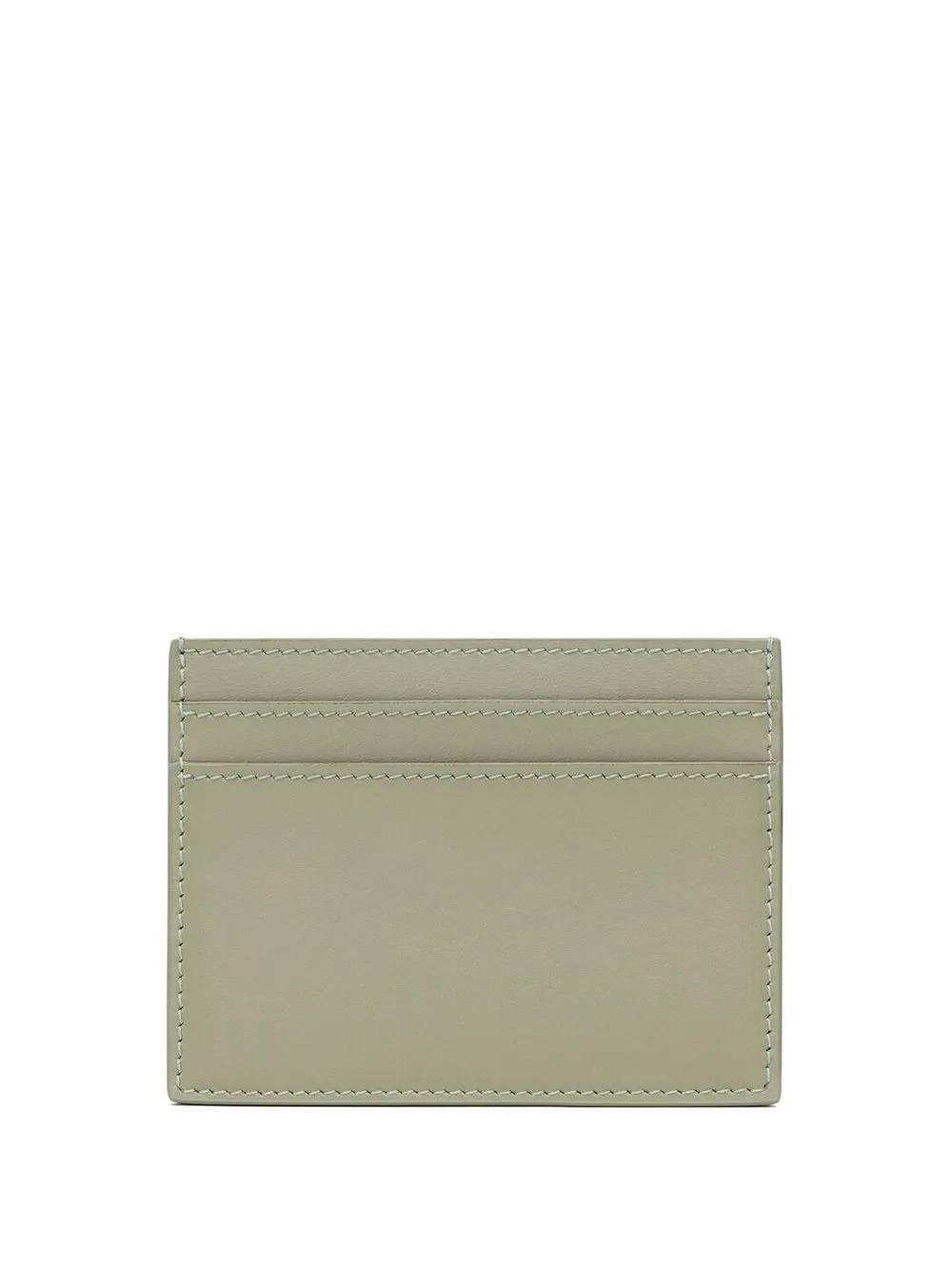 Saint Laurent Pasjeshouder met logoprint - Groen