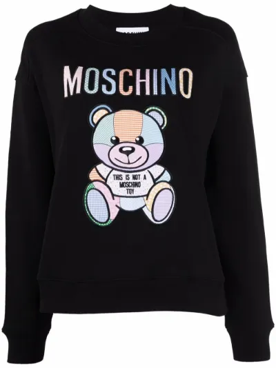 moschino long hoodie