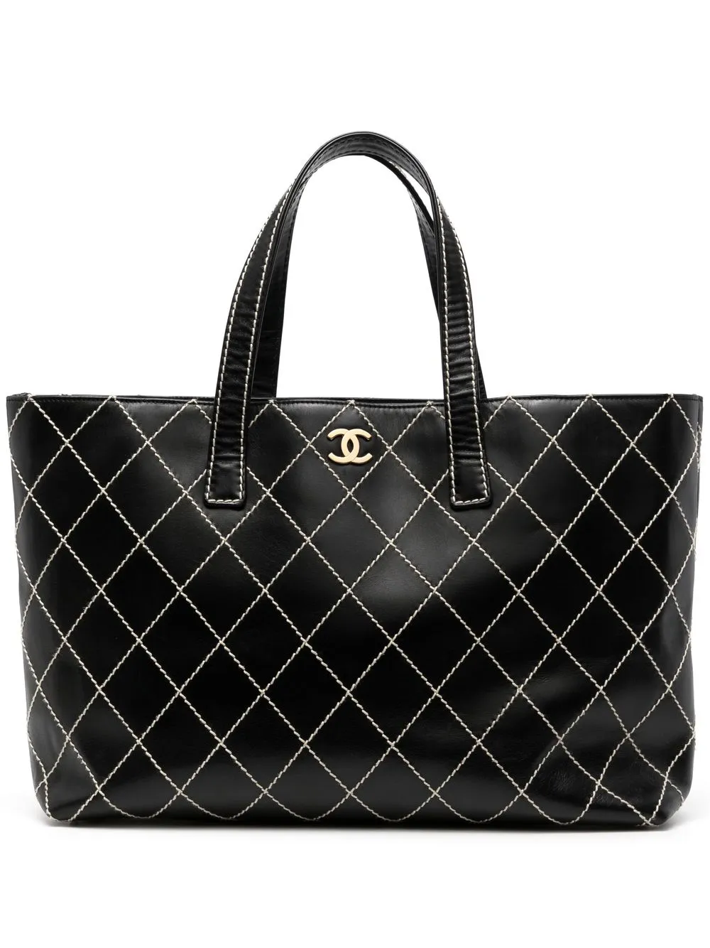 

Chanel Pre-Owned tote Wild Stitch CC 2001 - Negro