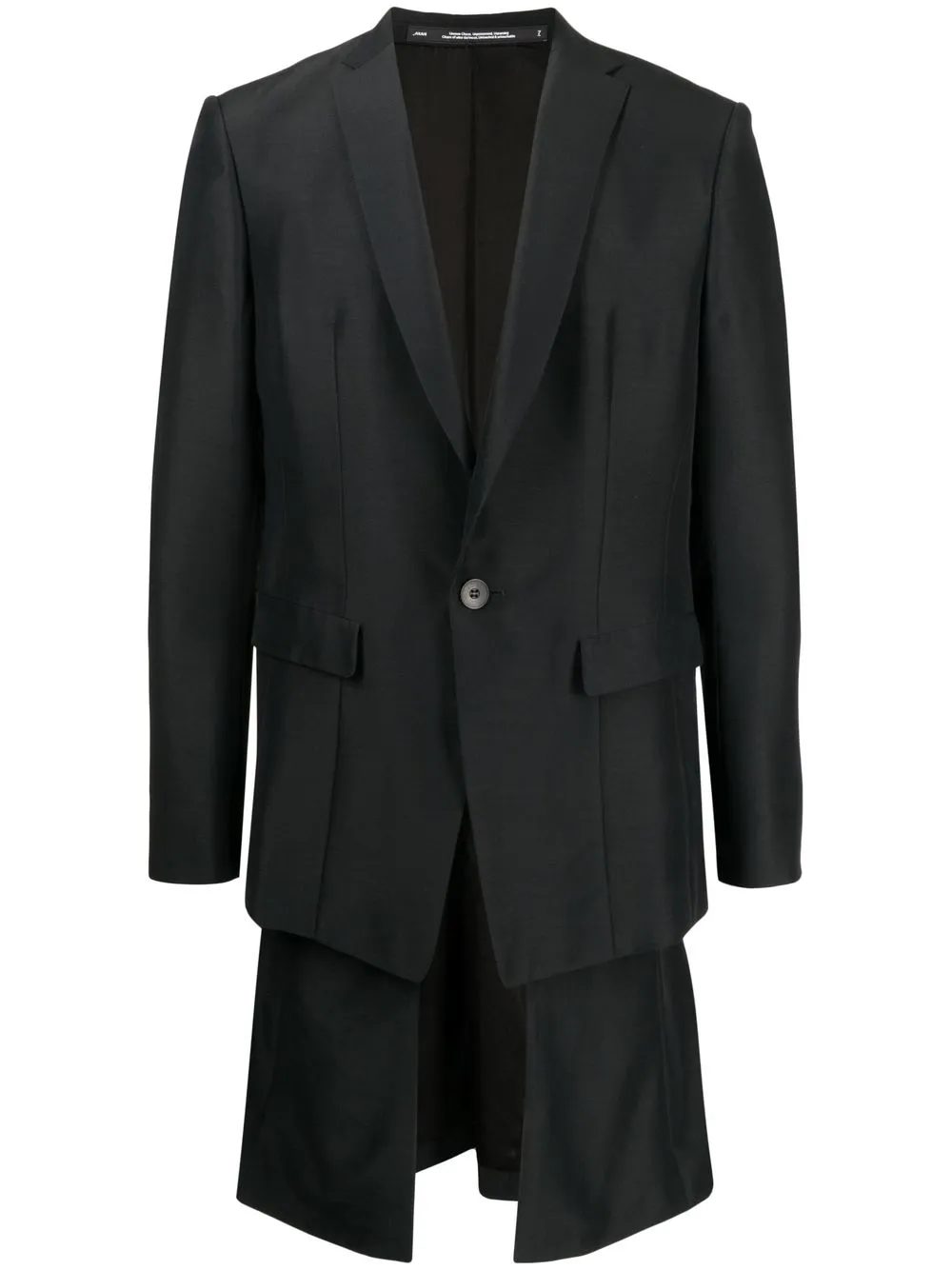 

Julius blazer largo con botones - Negro