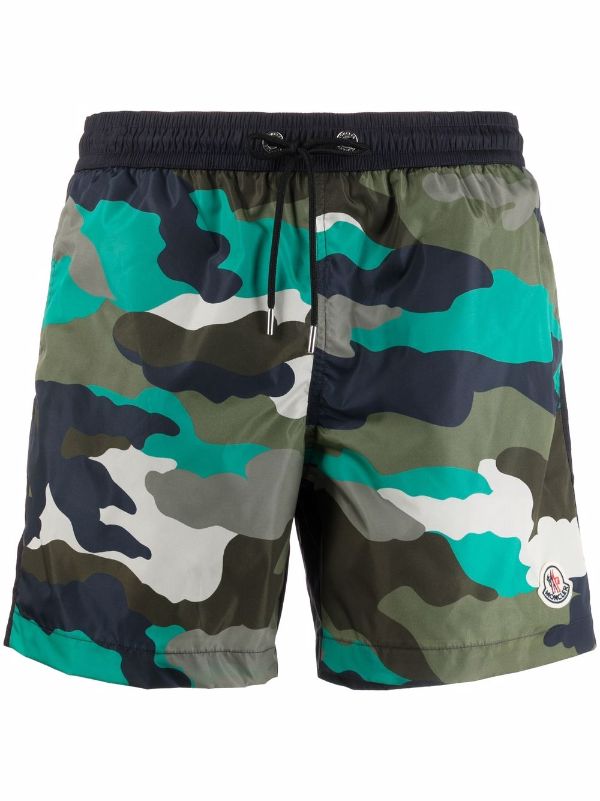 moncler camo shorts