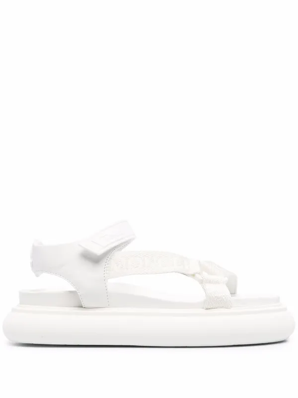 Moncler Catura 35mm Touch-strap Sandals in White