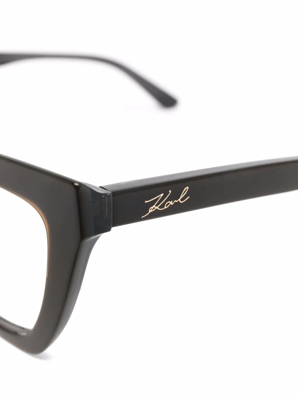  Karl Lagerfeld Cat Eye Brille   Schwarz 