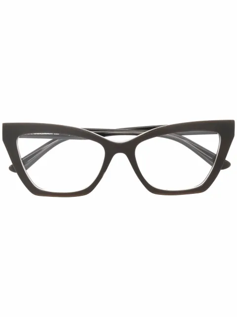 Karl Lagerfeld cat eye frame glasses
