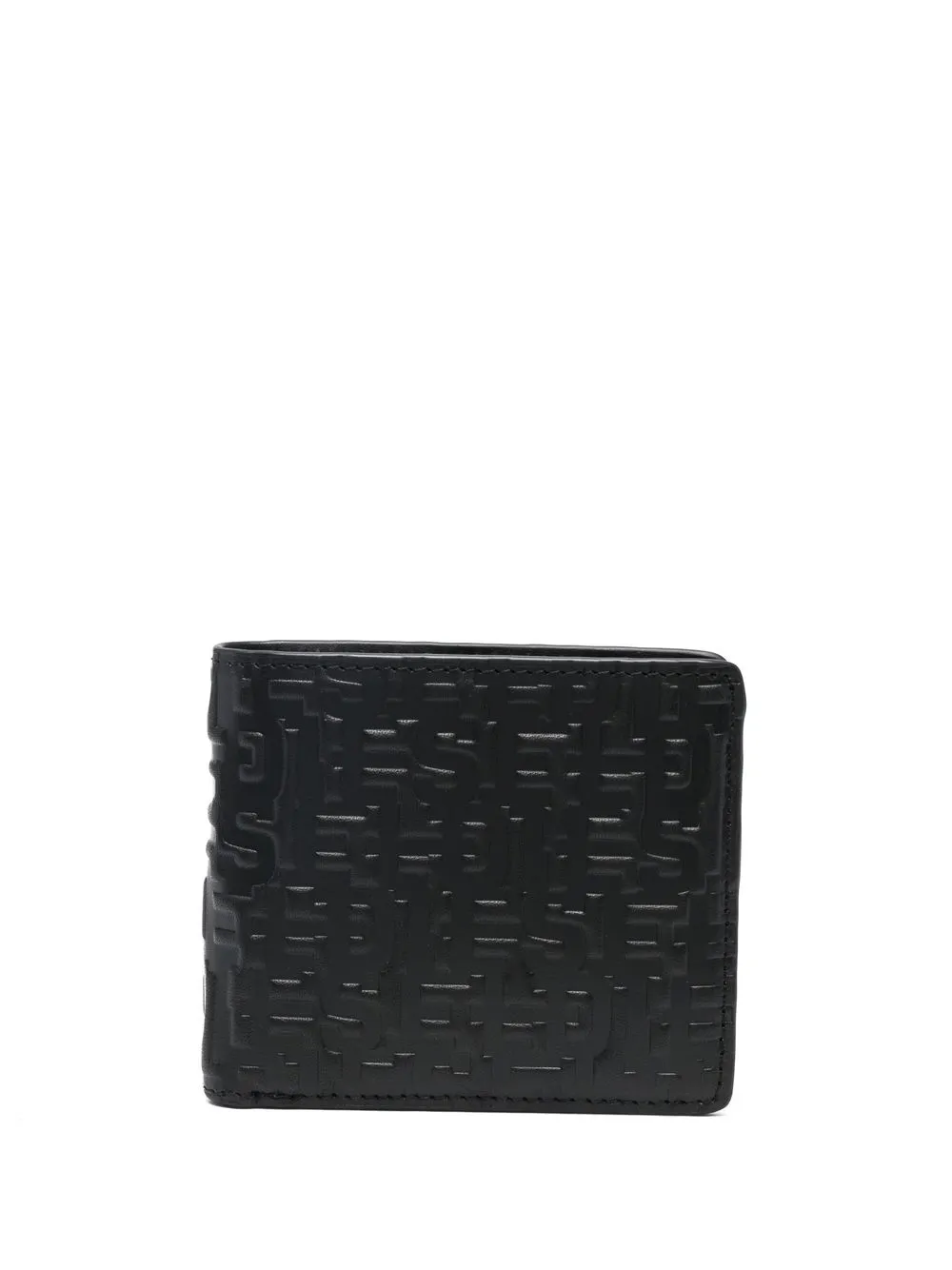 

Diesel cartera plegable con logo en relieve - Negro