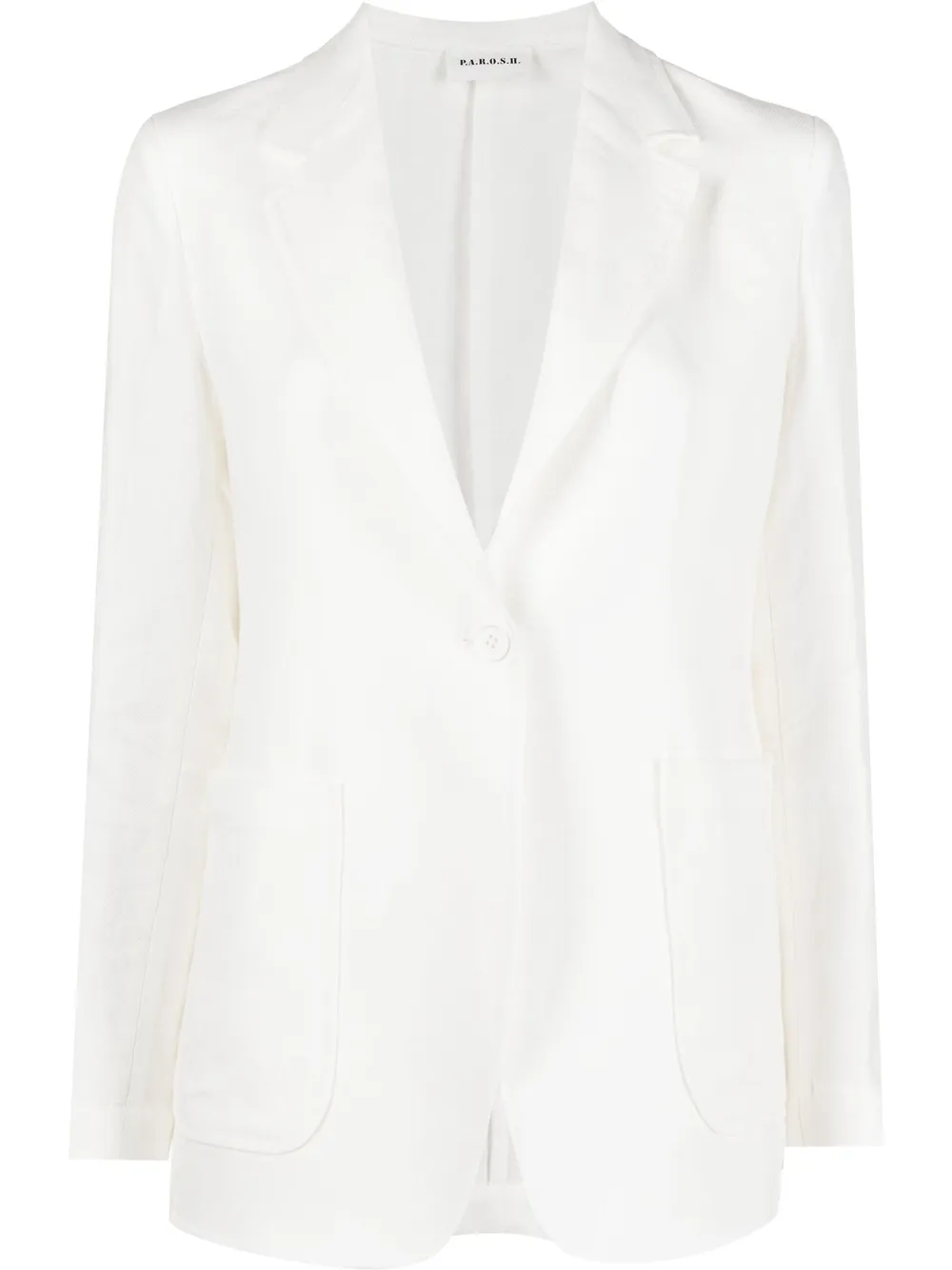 

P.A.R.O.S.H. blazer con botones - Blanco