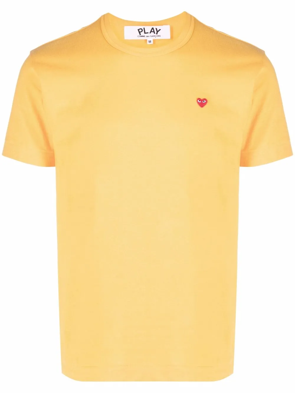 

Comme Des Garçons Play logo-embroidered T-shirt - Orange